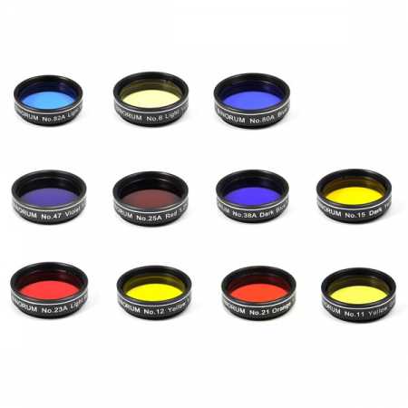 Sada farebných filtrov Binorum 11 kusů 1,25″