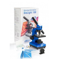 Mikroskop DeltaOptical BioLight 100 Modrý 40x-400x