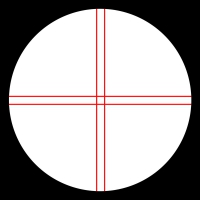Okulár s osvetleným krížom Omegon Kellner 12mm 50° 1,25″