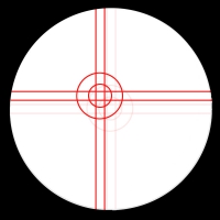 Okulár s osvetleným krížom Omegon Plössl 9mm 50° 1,25″