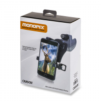 Monokulár Carson MonoPix™ Smartphone Digiscoping Adapter Bundle, 8x42mm Waterproof Monocular