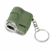 Vreckový mikroskop Carson MicroMini™ 20x LED+UV Zelený