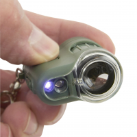 Vreckový mikroskop Carson MicroMini™ 20x LED+UV Zelený