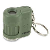 Vreckovy mikroskop Carson MicroMiniTM 20x LED+UV Zeleny