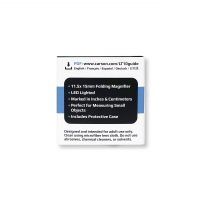 Zvětšovací sklo (lupa) Carson LinenTest 11.5x (15mm) Led