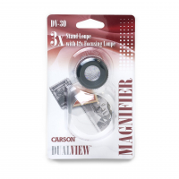 Zvětšovací sklo Carson DualView™ 3x Stand Loupe Magnifier with 12x Focusing Loupe