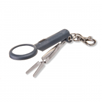 Zvětšovací sklo Carson Fish’n Grip Pro™ 4.5x LED Lighted Magnifier with Reverse Action Tweezers, Magnetic Hook Cleaner & Line Cutter