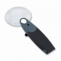 Zvětšovací sklo Carson FreeHand™ 2.5x Power LED Lighted HandHeld/Hands-Free Magnifier, 5.5x Spot Lens