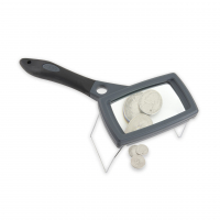 Zvětšovací sklo Carson SureGrip 2x/10x (85 x 50mm)