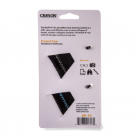Mikrovláknová utěrka na optiku Carson Stuff-It Go - 2 ks