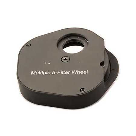Filter Wheel TS Optics for 5x 1,25″ filters - T2 and 1,25″ connection
