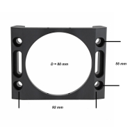 Okulárový výťah TS Optics 2″ UNC Gen. 2 Newtonian Focuser with additional thread - loads up to 5 kg