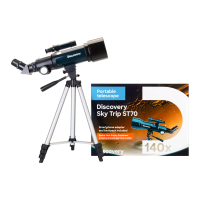Hvezdársky ďalekohľad Levenhuk Discovery Sky Trip ST70 s knižkou