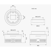 ZWO ASI432MM Mono USB3.0 Astro Camera - Sensor D=17.6 mm, 9.0 µm Pixel Size