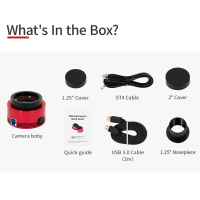 ZWO ASI432MM Mono USB3.0 Astro Camera - Sensor D=17.6 mm, 9.0 µm Pixel Size