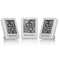 Teplomer a vlhkomer Bresser ClimaTrend Biela súprava 3 ks.
