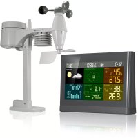 Meteostanica Bresser Comfort COLOUR so čidlom 5-v-1 a farebným displejom
