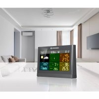 Meteostanica Bresser Comfort COLOUR so čidlom 5-v-1 a farebným displejom